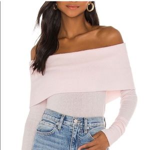 Free People | Sweaters | Nwt Free People Off Shoulders Pink Sweater Size  Large | Poshmark